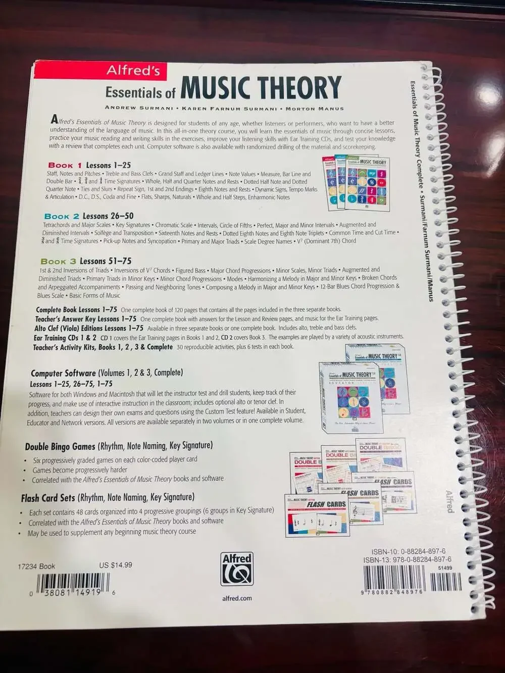 Alfred's Essentials Of Music Theory Complete Workbook